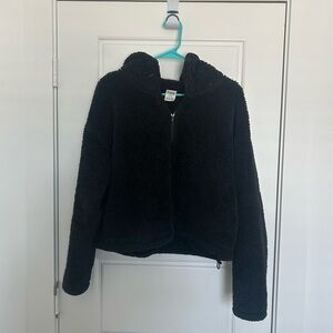 PINK Victoria's Secret Black Womens Puffer Jacket